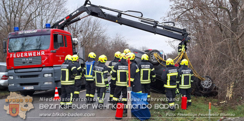 20250116_Verkehrsunfall bei Blumau-Neuri�hof   Foto: Freiwillige Feuerwehr Blumau