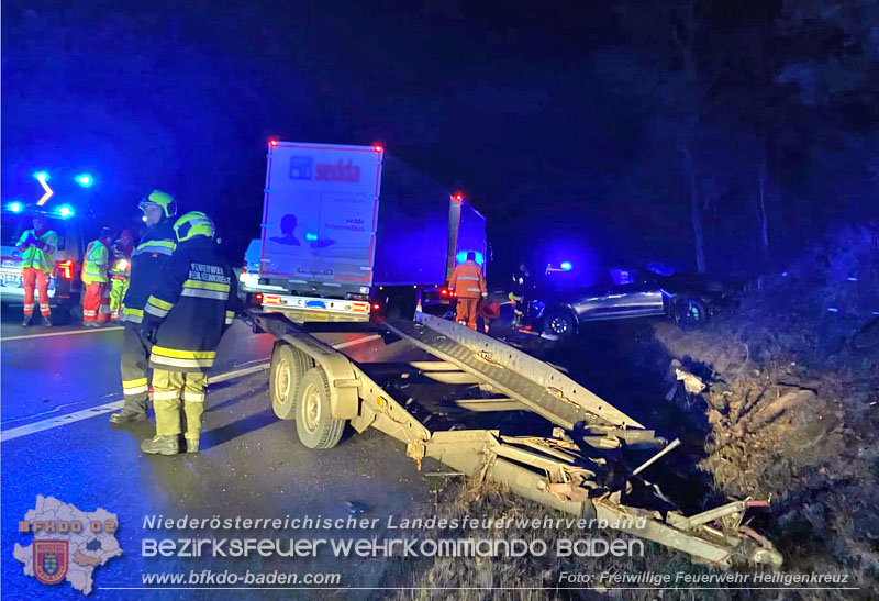 20250123_Alarmierte Menschenrettung nach Verkehrsunfall auf der A21 bei Heiligenkreuz  Foto: FF Heiligenkreuz
