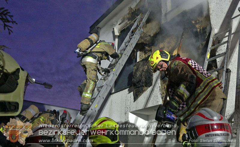 20250210_Fassadenbrand in Unterwaltersdorf sorgte für Großeinsatz Foto: Stefan Schneider BFKDO BADEN 20250210_Fassadenbrand in Unterwaltersdorf sorgte für Großeinsatz Foto: Stefan Schneider BFKDO BADEN