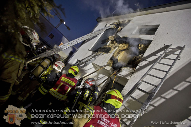20250210_Fassadenbrand in Unterwaltersdorf sorgte für Großeinsatz Foto: Stefan Schneider BFKDO BADEN 20250210_Fassadenbrand in Unterwaltersdorf sorgte für Großeinsatz Foto: Stefan Schneider BFKDO BADEN