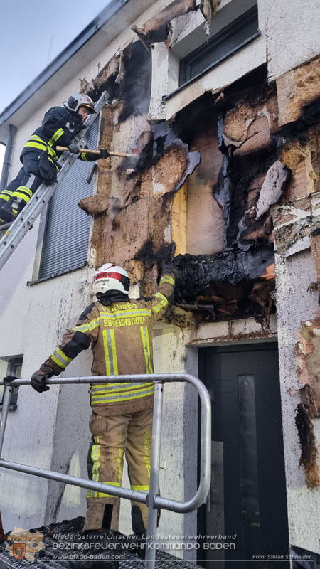 20250210_Fassadenbrand in Unterwaltersdorf sorgte für Großeinsatz Foto: Stefan Schneider BFKDO BADEN 20250210_Fassadenbrand in Unterwaltersdorf sorgte für Großeinsatz Foto: Stefan Schneider BFKDO BADEN
