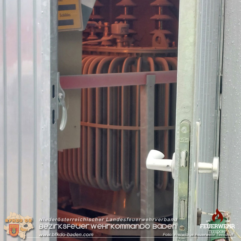 20250213_Brand in einer elektrischen Anlage auf einem Firmengelnde in Blumau-Neurihof Foto: FF Teesdorf