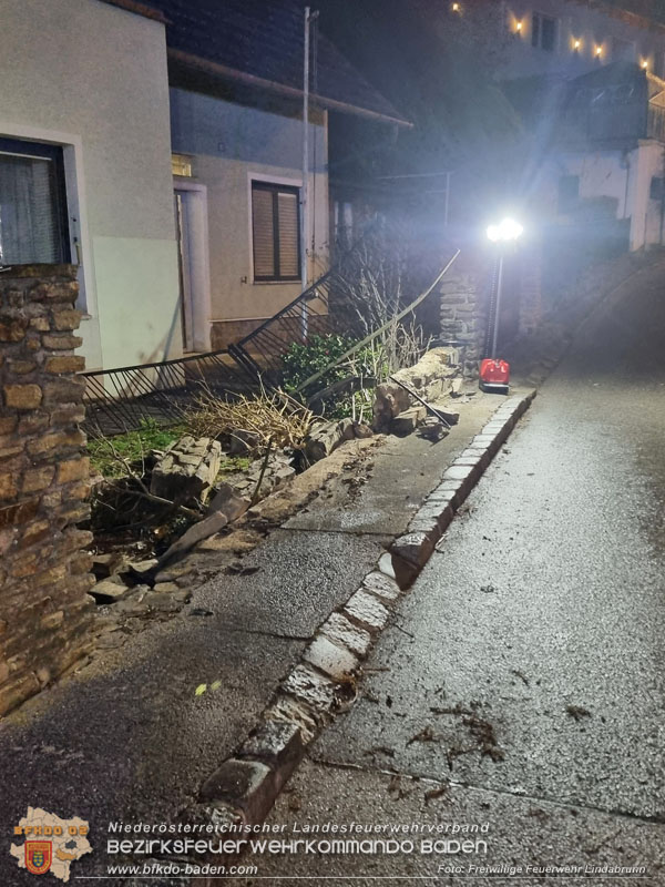 20250213_Lenkerin entfernt sich von Unfallstelle in Lindabrunn  Foto: FF Lindabrunn