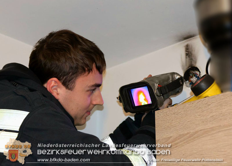 20250215_Nachkontrolle nach Brand in Kche in Pottenstein  Foto: FF Pottenstein