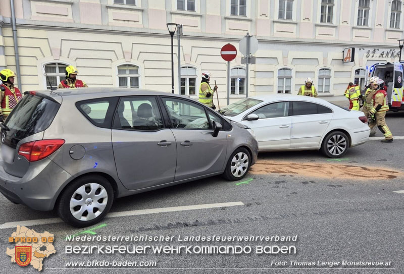 20250215_Verkehrsunfall mit zwei Verletzten in Ebreichsdorf  Foto: Thomas Lenger Monatsrevue.at
