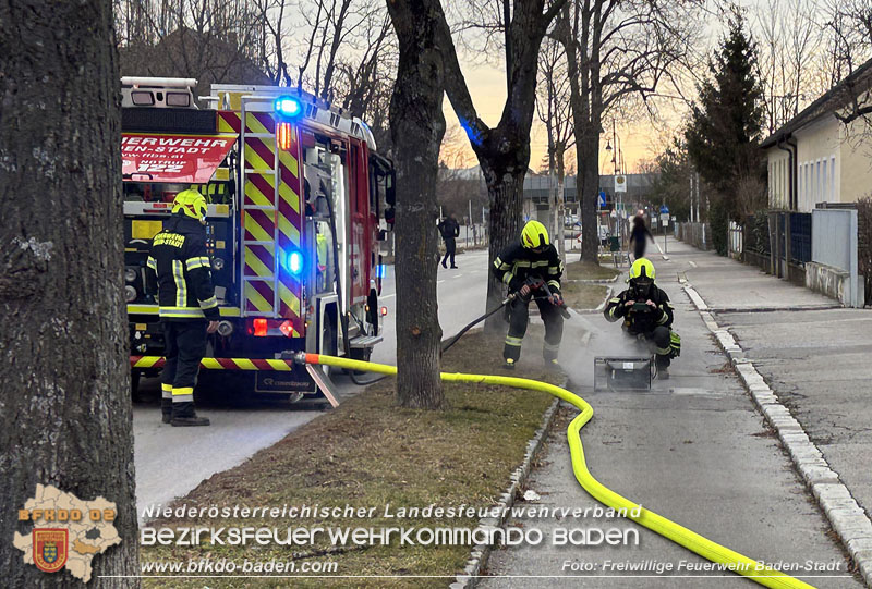 20250216_Brand einer Mikrowelle in Baden   Foto: Viktor van de Castell / Freiwillige Feuerwehr Baden-Stadt