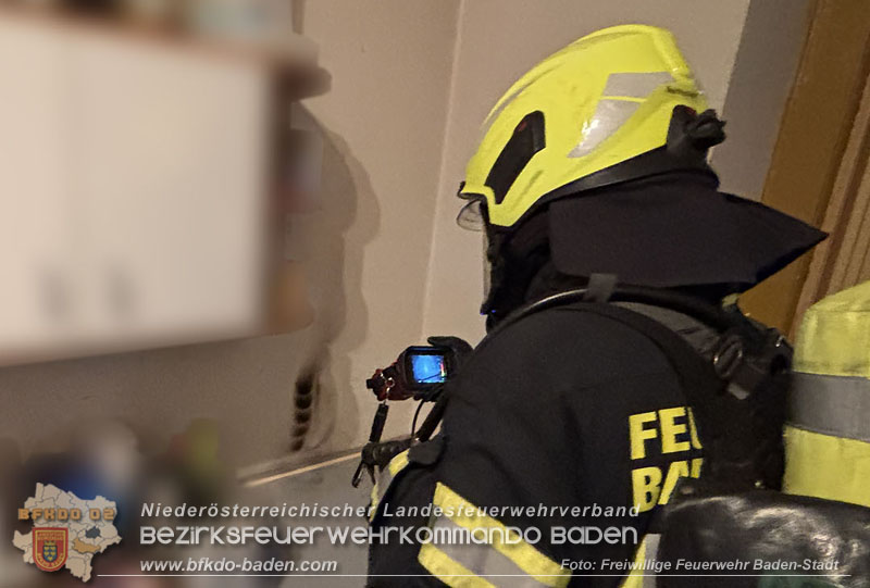 20250216_Brand einer Mikrowelle in Baden   Foto: Viktor van de Castell / Freiwillige Feuerwehr Baden-Stadt