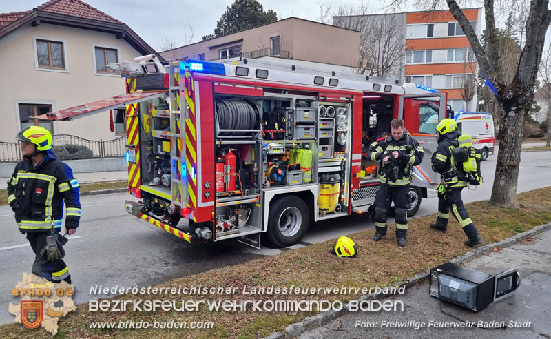 20250216_Brand einer Mikrowelle in Baden   Foto: Stefan Schneider / Freiwillige Feuerwehr Baden-Stadt