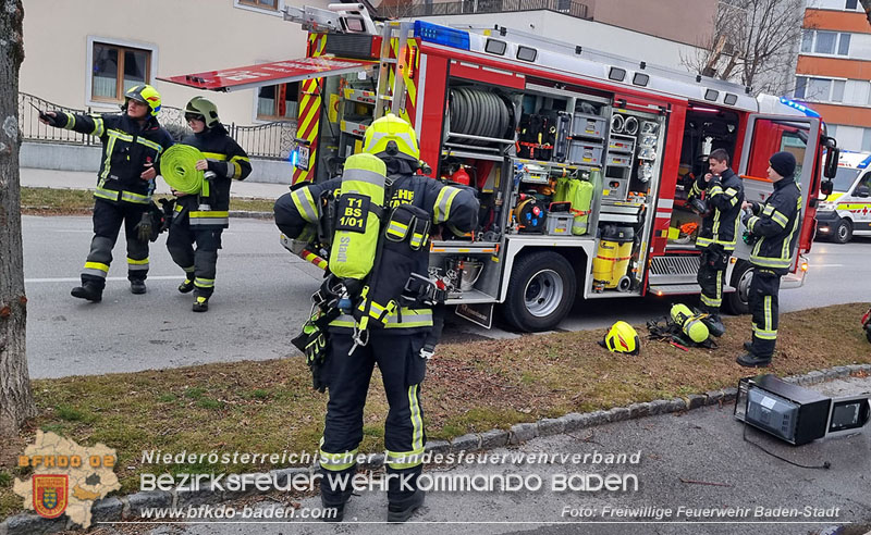 20250216_Brand einer Mikrowelle in Baden Foto: Stefan Schneider / Freiwillige Feuerwehr Baden-Stadt