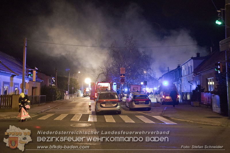 20250220 Brand eines Nebengebäudes in St.Veit a.d.Triesting Foto: Stefan Schneider BFKDO BADEN 20250220 Brand eines Nebengebäudes in St.Veit a.d.Triesting Foto: Stefan Schneider BFKDO BADEN