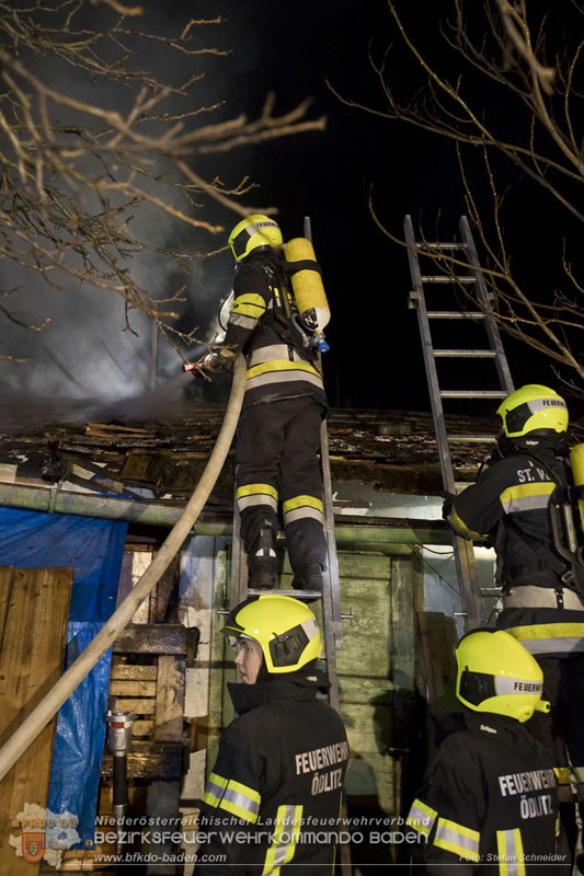 20250220 Brand eines Nebengebäudes in St.Veit a.d.Triesting Foto: Stefan Schneider BFKDO BADEN 20250220 Brand eines Nebengebäudes in St.Veit a.d.Triesting Foto: Stefan Schneider BFKDO BADEN