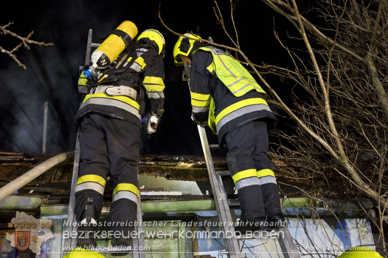 20250220 Brand eines Nebengebäudes in St.Veit a.d.Triesting Foto: Stefan Schneider BFKDO BADEN 20250220 Brand eines Nebengebäudes in St.Veit a.d.Triesting Foto: Stefan Schneider BFKDO BADEN