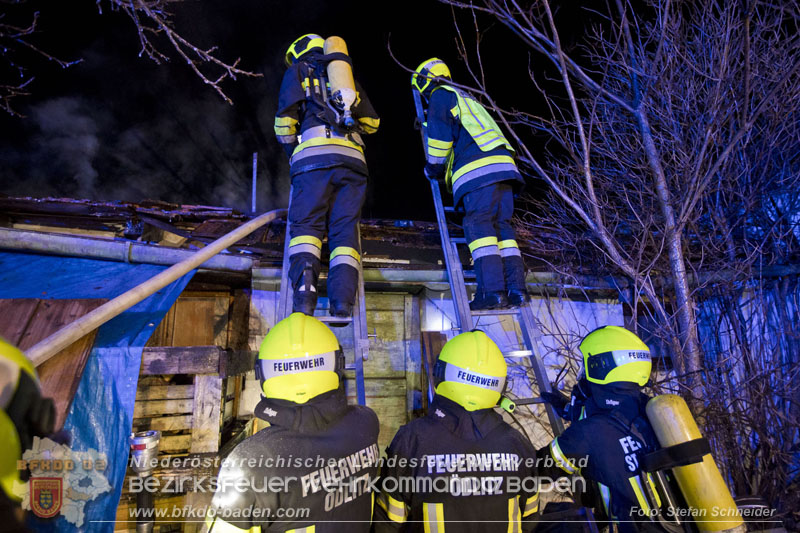 20250220 Brand eines Nebengebäudes in St.Veit a.d.Triesting Foto: Stefan Schneider BFKDO BADEN 20250220 Brand eines Nebengebäudes in St.Veit a.d.Triesting Foto: Stefan Schneider BFKDO BADEN