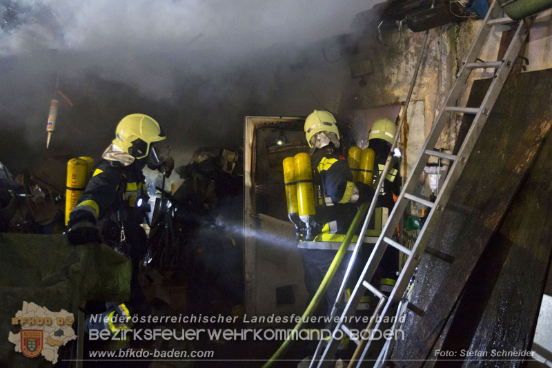 20250220 Brand eines Nebengebäudes in St.Veit a.d.Triesting Foto: Stefan Schneider BFKDO BADEN 20250220 Brand eines Nebengebäudes in St.Veit a.d.Triesting Foto: Stefan Schneider BFKDO BADEN