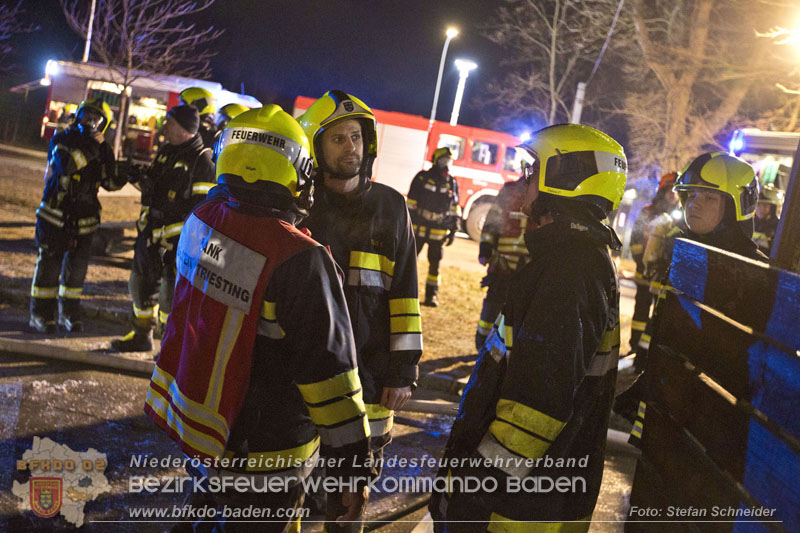 20250220 Brand eines Nebengebäudes in St.Veit a.d.Triesting Foto: Stefan Schneider BFKDO BADEN 20250220 Brand eines Nebengebäudes in St.Veit a.d.Triesting Foto: Stefan Schneider BFKDO BADEN