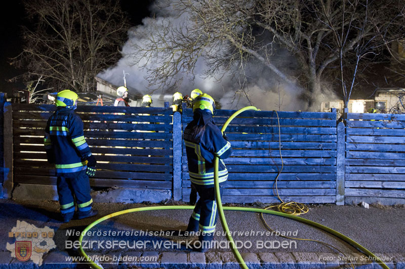 20250220 Brand eines Nebengebäudes in St.Veit a.d.Triesting Foto: Stefan Schneider BFKDO BADEN 20250220 Brand eines Nebengebäudes in St.Veit a.d.Triesting Foto: Stefan Schneider BFKDO BADEN