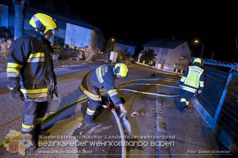 20250220 Brand eines Nebengebäudes in St.Veit a.d.Triesting Foto: Stefan Schneider BFKDO BADEN 20250220 Brand eines Nebengebäudes in St.Veit a.d.Triesting Foto: Stefan Schneider BFKDO BADEN