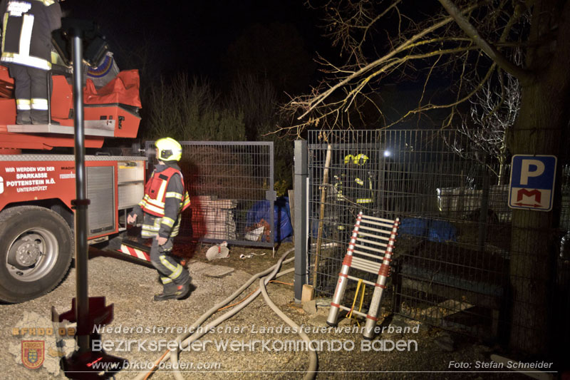 20250220 Brand eines Nebengebäudes in St.Veit a.d.Triesting Foto: Stefan Schneider BFKDO BADEN 20250220 Brand eines Nebengebäudes in St.Veit a.d.Triesting Foto: Stefan Schneider BFKDO BADEN