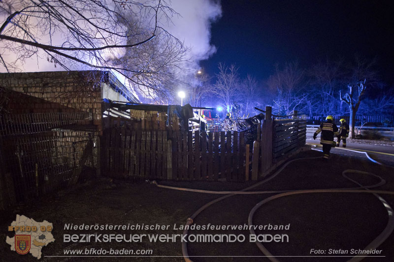 20250220 Brand eines Nebengebäudes in St.Veit a.d.Triesting Foto: Stefan Schneider BFKDO BADEN 20250220 Brand eines Nebengebäudes in St.Veit a.d.Triesting Foto: Stefan Schneider BFKDO BADEN
