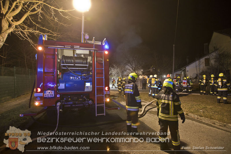 20250220 Brand eines Nebengebäudes in St.Veit a.d.Triesting Foto: Stefan Schneider BFKDO BADEN 20250220 Brand eines Nebengebäudes in St.Veit a.d.Triesting Foto: Stefan Schneider BFKDO BADEN
