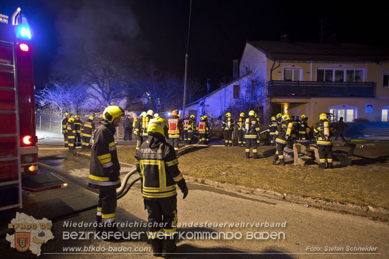 20250220 Brand eines Nebengebäudes in St.Veit a.d.Triesting Foto: Stefan Schneider BFKDO BADEN 20250220 Brand eines Nebengebäudes in St.Veit a.d.Triesting Foto: Stefan Schneider BFKDO BADEN
