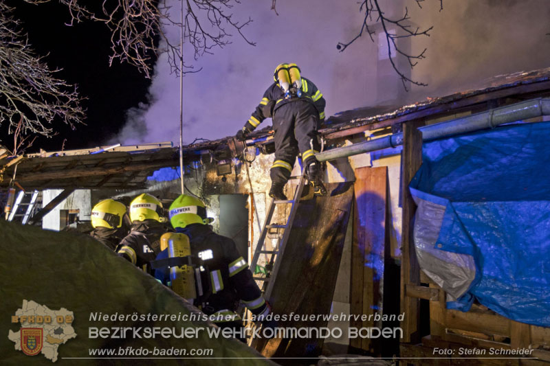20250220 Brand eines Nebengebäudes in St.Veit a.d.Triesting Foto: Stefan Schneider BFKDO BADEN 20250220 Brand eines Nebengebäudes in St.Veit a.d.Triesting Foto: Stefan Schneider BFKDO BADEN