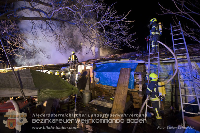 20250220 Brand eines Nebengebäudes in St.Veit a.d.Triesting Foto: Stefan Schneider BFKDO BADEN 20250220 Brand eines Nebengebäudes in St.Veit a.d.Triesting Foto: Stefan Schneider BFKDO BADEN
