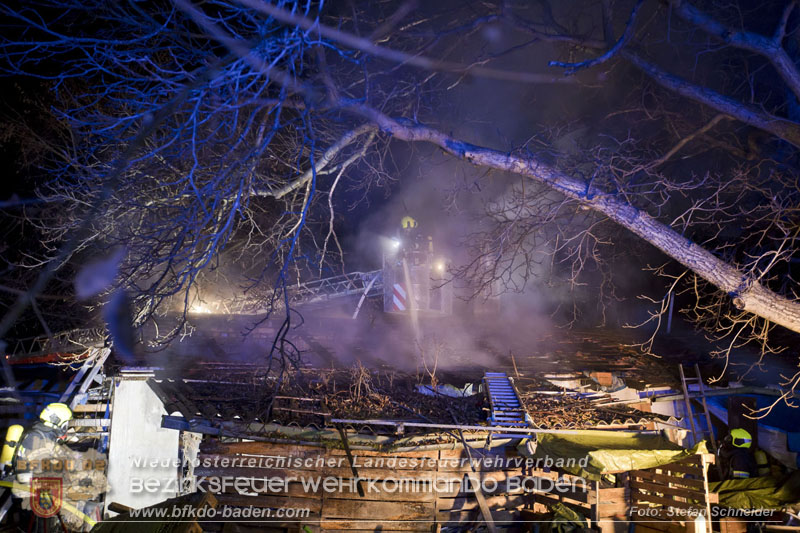 20250220 Brand eines Nebengebäudes in St.Veit a.d.Triesting Foto: Stefan Schneider BFKDO BADEN 20250220 Brand eines Nebengebäudes in St.Veit a.d.Triesting Foto: Stefan Schneider BFKDO BADEN