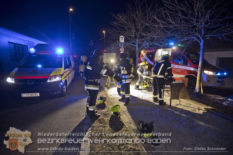 20250220 Brand eines Nebengebäudes in St.Veit a.d.Triesting Foto: Stefan Schneider BFKDO BADEN 20250220 Brand eines Nebengebäudes in St.Veit a.d.Triesting Foto: Stefan Schneider BFKDO BADEN