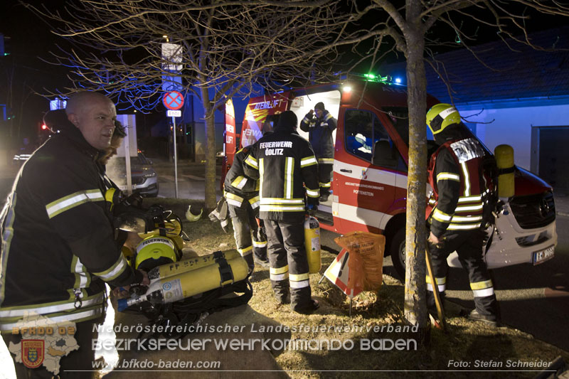 20250220 Brand eines Nebengebäudes in St.Veit a.d.Triesting Foto: Stefan Schneider BFKDO BADEN 20250220 Brand eines Nebengebäudes in St.Veit a.d.Triesting Foto: Stefan Schneider BFKDO BADEN