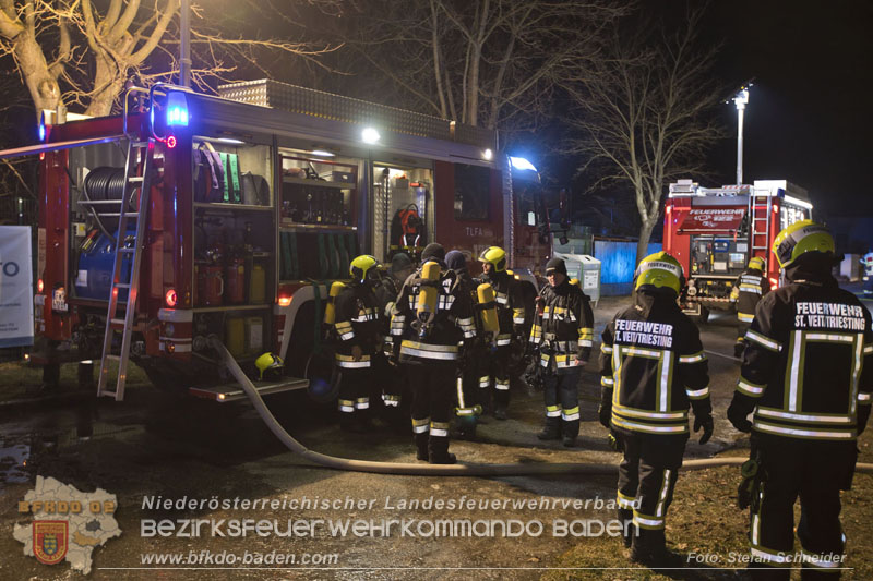 20250220 Brand eines Nebengebäudes in St.Veit a.d.Triesting Foto: Stefan Schneider BFKDO BADEN 20250220 Brand eines Nebengebäudes in St.Veit a.d.Triesting Foto: Stefan Schneider BFKDO BADEN
