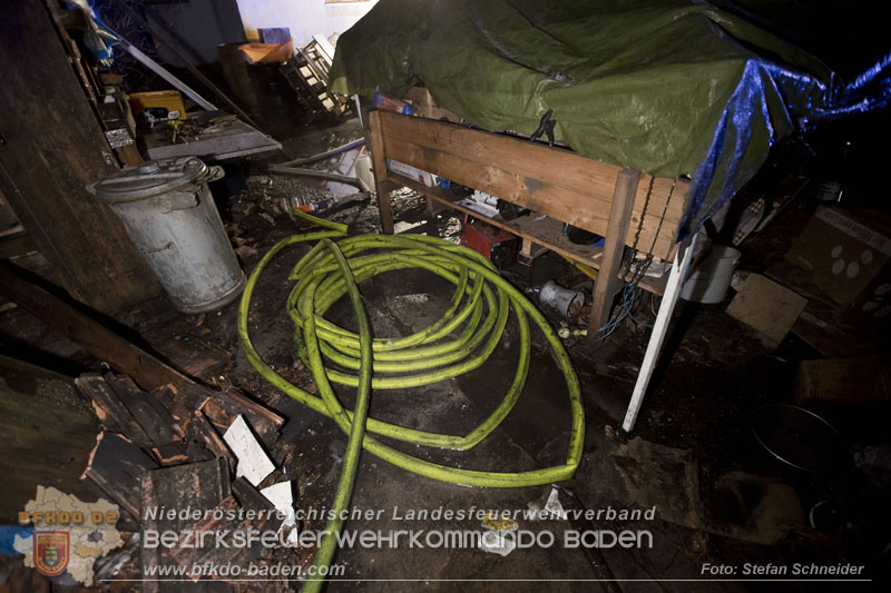 20250220 Brand eines Nebengebäudes in St.Veit a.d.Triesting Foto: Stefan Schneider BFKDO BADEN 20250220 Brand eines Nebengebäudes in St.Veit a.d.Triesting Foto: Stefan Schneider BFKDO BADEN