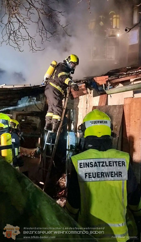 20250220 Brand eines Nebengebäudes in St.Veit a.d.Triesting Foto: Stefan Schneider BFKDO BADEN 20250220 Brand eines Nebengebäudes in St.Veit a.d.Triesting Foto: Stefan Schneider BFKDO BADEN