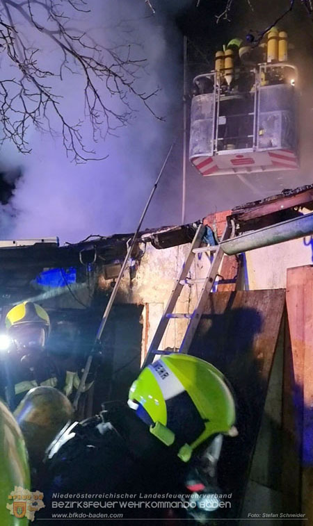 20250220 Brand eines Nebengebäudes in St.Veit a.d.Triesting Foto: Stefan Schneider BFKDO BADEN 20250220 Brand eines Nebengebäudes in St.Veit a.d.Triesting Foto: Stefan Schneider BFKDO BADEN