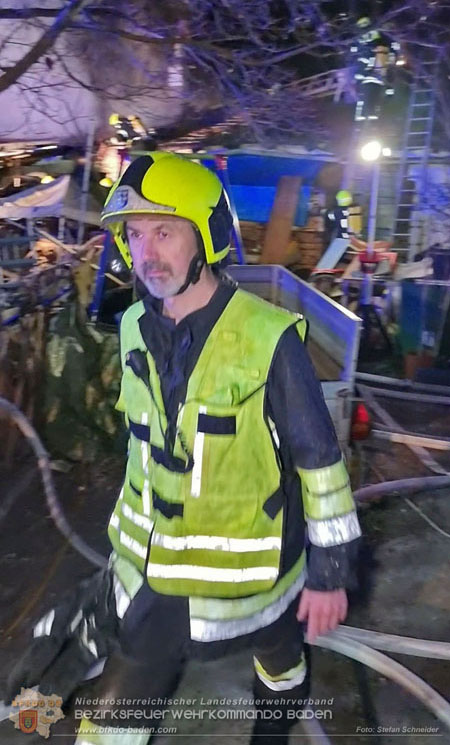 20250220 Brand eines Nebengebäudes in St.Veit a.d.Triesting Foto: Stefan Schneider BFKDO BADEN 20250220 Brand eines Nebengebäudes in St.Veit a.d.Triesting Foto: Stefan Schneider BFKDO BADEN