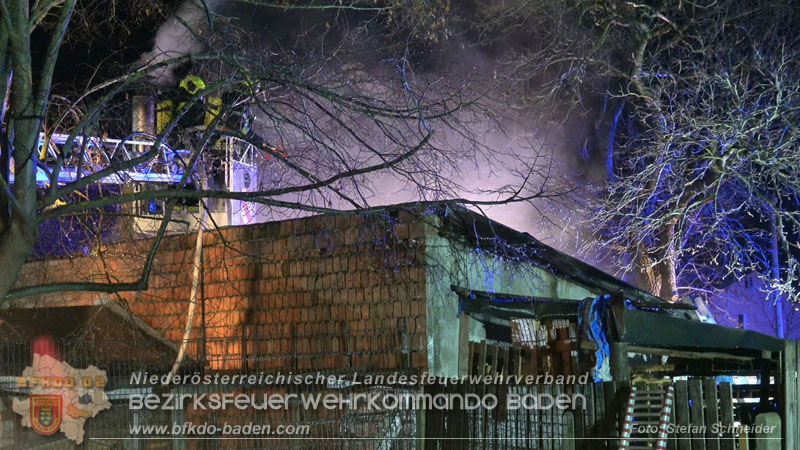 20250220 Brand eines Nebengebäudes in St.Veit a.d.Triesting Foto: Stefan Schneider BFKDO BADEN 20250220 Brand eines Nebengebäudes in St.Veit a.d.Triesting Foto: Stefan Schneider BFKDO BADEN