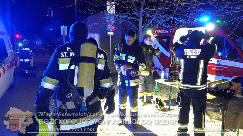 20250220 Brand eines Nebengebäudes in St.Veit a.d.Triesting Foto: Stefan Schneider BFKDO BADEN 20250220 Brand eines Nebengebäudes in St.Veit a.d.Triesting Foto: Stefan Schneider BFKDO BADEN