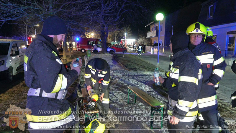 20250220 Brand eines Nebengebäudes in St.Veit a.d.Triesting Foto: Stefan Schneider BFKDO BADEN 20250220 Brand eines Nebengebäudes in St.Veit a.d.Triesting Foto: Stefan Schneider BFKDO BADEN
