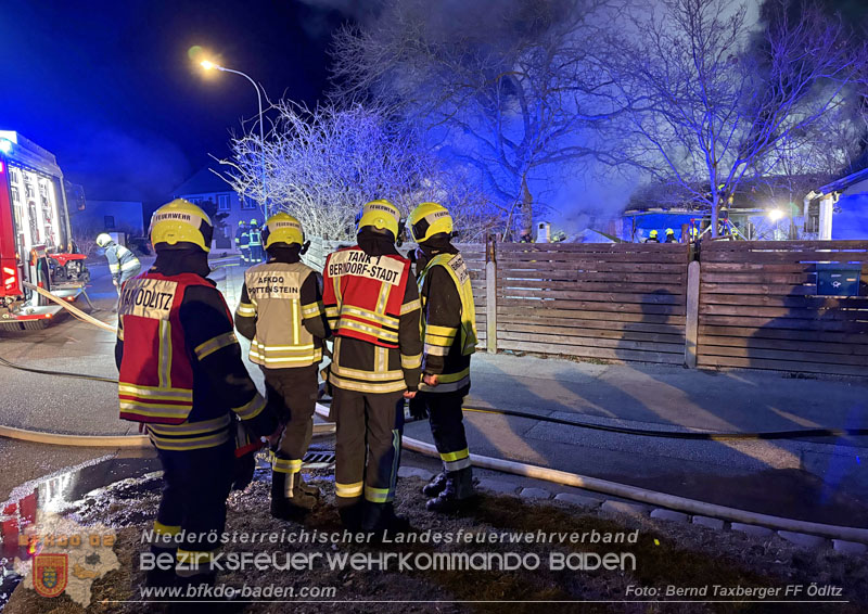 20250220 Brand eines Nebengebäudes in St.Veit a.d.Triesting Foto: Bernd Taxberger FF Ödlitz 20250220 Brand eines Nebengebäudes in St.Veit a.d.Triesting Foto: Bernd Taxberger FF Ödlitz