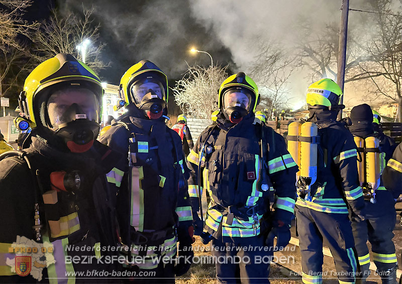 20250220 Brand eines Nebengebäudes in St.Veit a.d.Triesting Foto: Bernd Taxberger FF Ödlitz 20250220 Brand eines Nebengebäudes in St.Veit a.d.Triesting Foto: Bernd Taxberger FF Ödlitz