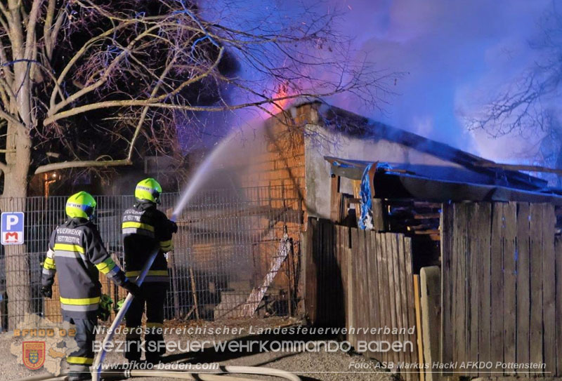 20250220 Brand eines Nebengebäudes in St.Veit a.d.Triesting Foto: ASB Markus Hackl AFKDO Pottenstein 20250220 Brand eines Nebengebäudes in St.Veit a.d.Triesting Foto: ASB Markus Hackl AFKDO Pottenstein