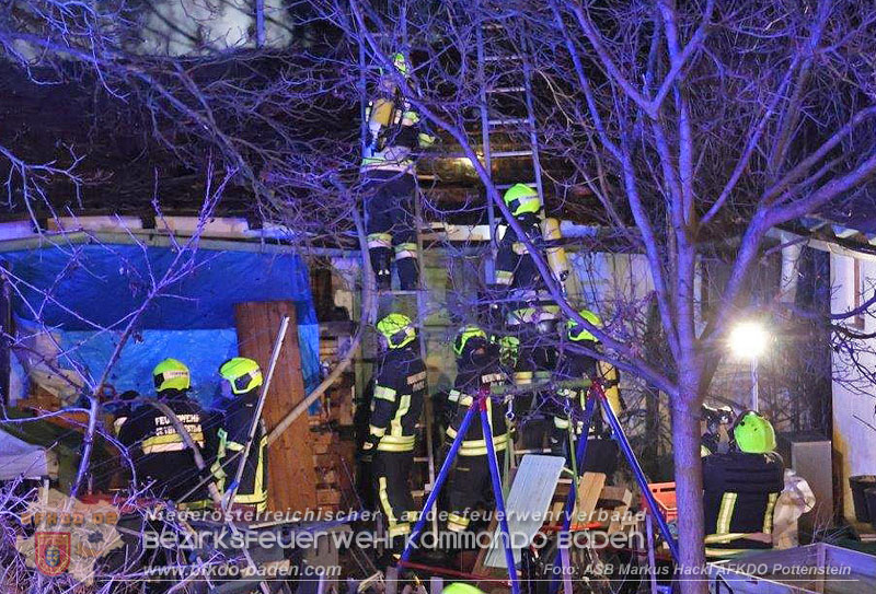 20250220 Brand eines Nebengebäudes in St.Veit a.d.Triesting Foto: ASB Markus Hackl AFKDO Pottenstein 20250220 Brand eines Nebengebäudes in St.Veit a.d.Triesting Foto: ASB Markus Hackl AFKDO Pottenstein