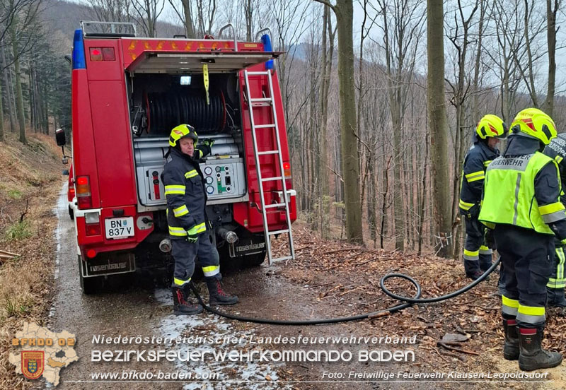 20250223_Aufmerksamer Wanderer verhindert Waldbrand in Klausen-Leopoldsdorf   Foto: FF Klausen-Leopoldsdorf