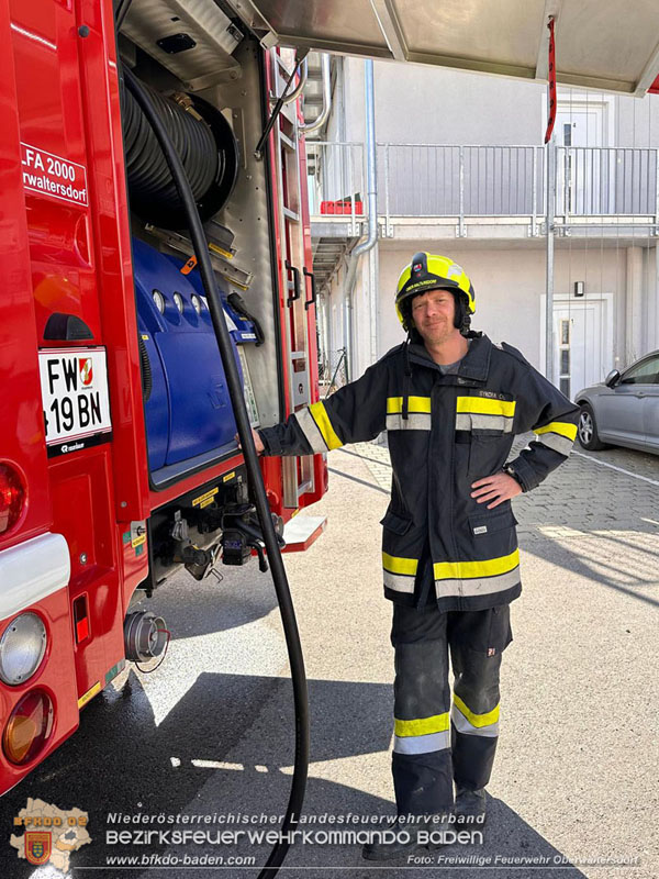 20250302_Brand auf Terrasse bei Wohnhausanlage in Oberwaltersdorf   Foto: Freiwillige Feuerwehr Oberwaltersdorf