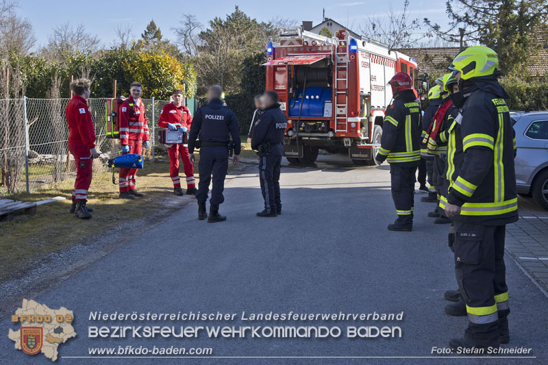 20250302_Brand auf Terrasse bei Wohnhausanlage in Oberwaltersdorf   Foto: Stefan Schneider BFKDO BADEN