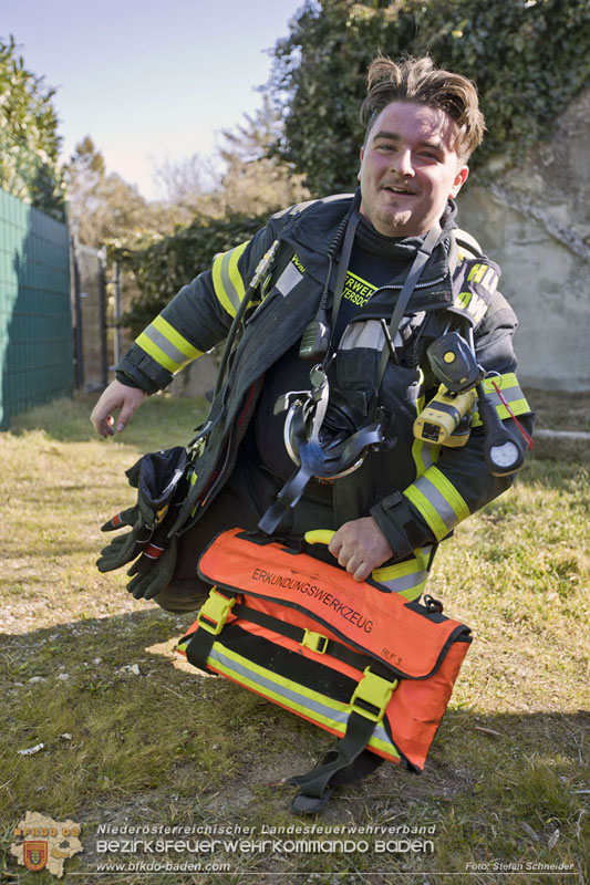 20250302_Brand auf Terrasse bei Wohnhausanlage in Oberwaltersdorf Foto: Stefan Schneider BFKDO BADEN