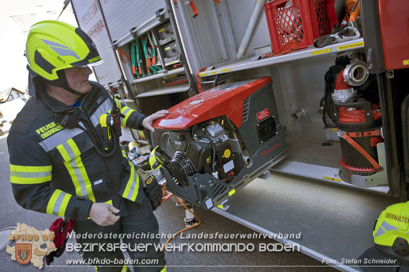 20250302_Brand auf Terrasse bei Wohnhausanlage in Oberwaltersdorf Foto: Stefan Schneider BFKDO BADEN