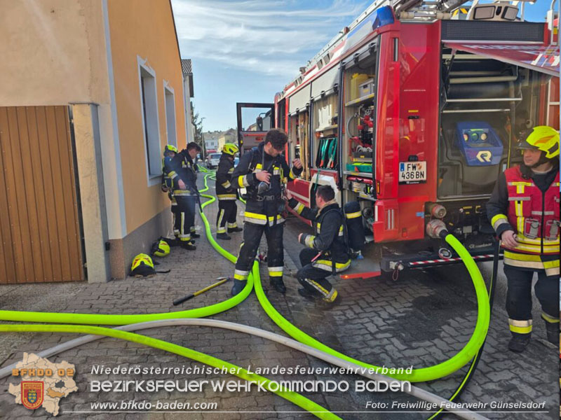 20250303_Großeinsatz bei Zimmerbrand in Günselsdorf   Foto: FF Günselsdorf