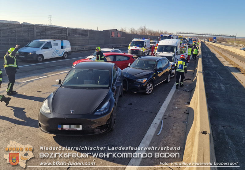 20250320_Massenkarambolage auf der A2 bei Kottingbrunn   Foto: FF Leobersdorf