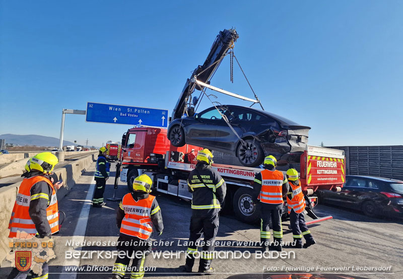 20250320_Massenkarambolage auf der A2 bei Kottingbrunn   Foto: FF Leobersdorf